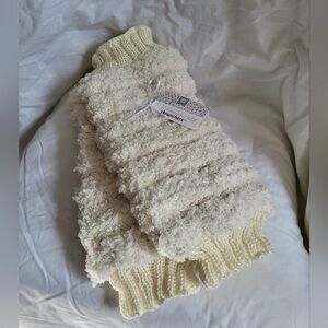 Hand-knit skrunchers™ legwarmers, 16" calf circumfrence (women's L/XL approx.)